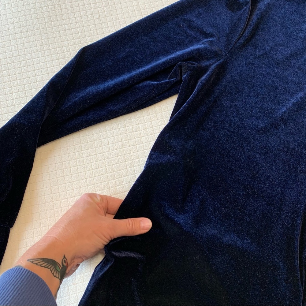 BP midnight blue velour jacket - Picture 3 of 10